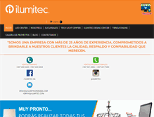 Tablet Screenshot of ilumitec.com