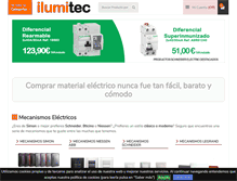 Tablet Screenshot of ilumitec.es